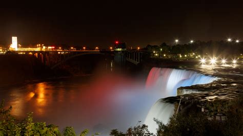 Niagara Falls At Night Free Stock Photo - Public Domain Pictures