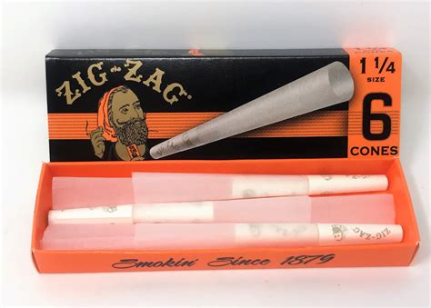 Zig Zag 1 1/4" Size Paper Cones (1 Pack = 6 Cones)