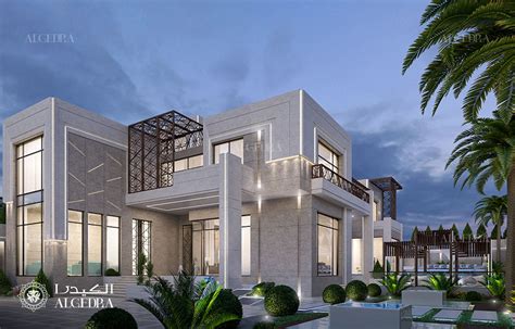 Modern villa exterior design in Oman by ALGEDRA design - Architizer