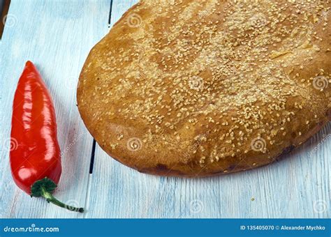 Afghani Bread Naan stock photo. Image of naan, flat - 135405070