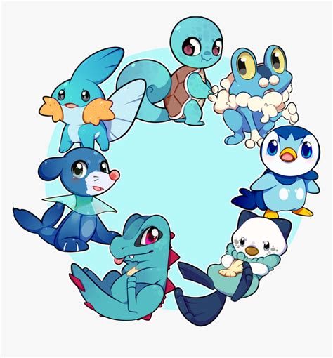 Water Starter Pokemon, HD Png Download - kindpng