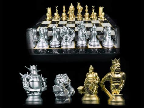 Coc War Chess Set With Chessboard Coc Chess Game Personalized Selection ...