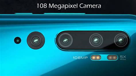 108 Megapixel Camera Xiaomi Mi Note 10 Total 5 back cameras