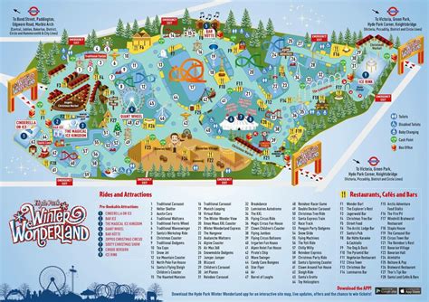 Hyde Park Winter Wonderland Map - Terminal Map