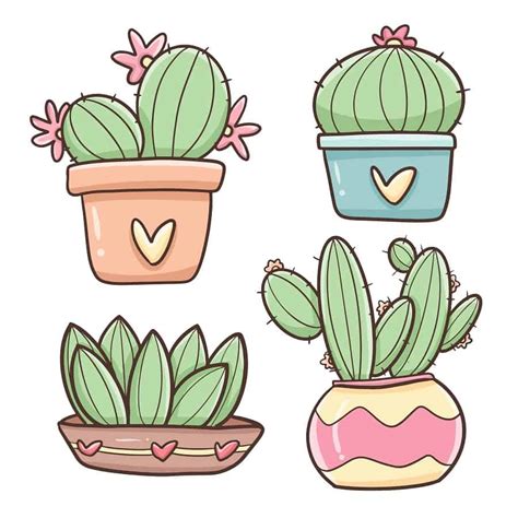 Potted Succulent Drawing