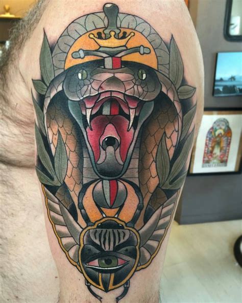 King Cobra by @mares_tattooist at @malibutattoo_sitges in Barcelona ...