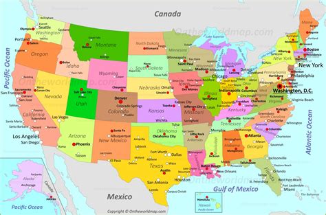 USA Map | Maps of the United States of America