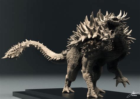 Anguirus Concept Art