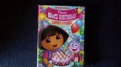 DORA the EXPLORER- Dora's BIG BIRTHDAY ADVENTURE DVD Overview! - YouTube