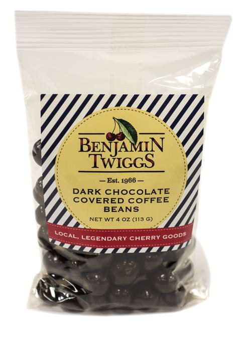 Dark Chocolate Covered Coffee Beans - Benjamin Twiggs