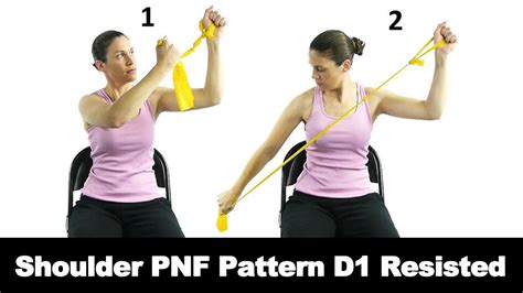 Shoulder PNF Pattern D1 Resisted - Ask Doctor Jo - YouTube