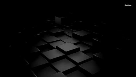 3D Black Cube Wallpaper Hd | Mega Wallpapers