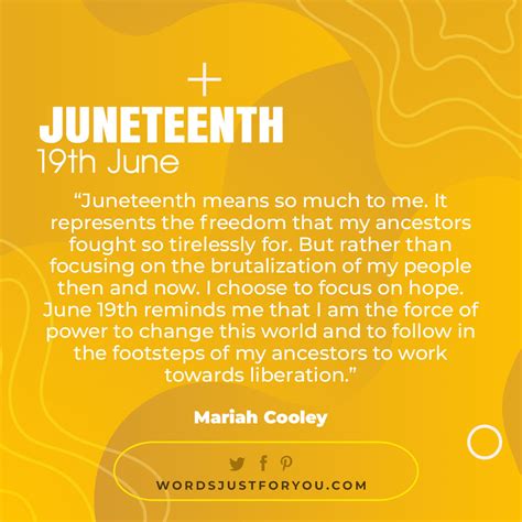 Juneteenth Quotes - 7754 » WordsJustforYou.com - Free Download Animated ...