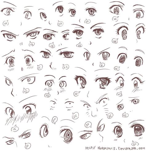 Anime eye expressions | Como dibujar ojos anime, Dibujos de ojos, Como ...