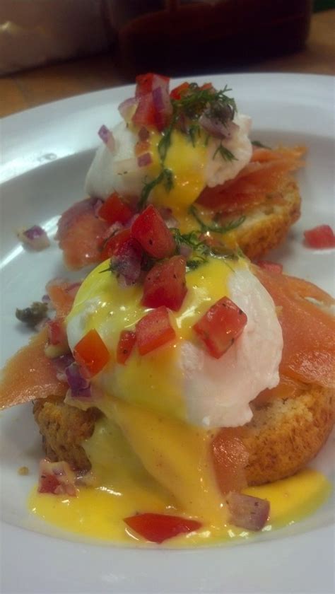 Smoked salmon benedict - one of our weekend brunch specials | Food ...