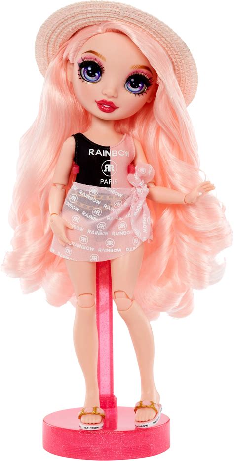 Best Buy: Rainbow High Pacific Coast Fashion Doll- Bella Parker (Pink ...