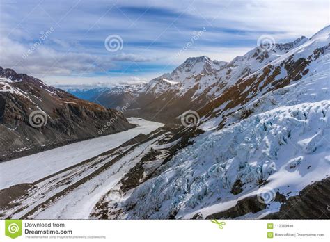 Aerial View of Mountains in New Zealand. Stock Photo - Image of alpine ...