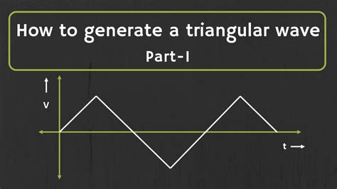 How to Generate a Triangular Wave (Part -1) - YouTube