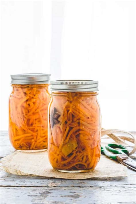 Ginger Pickled Carrots - Healthy Seasonal Recipes