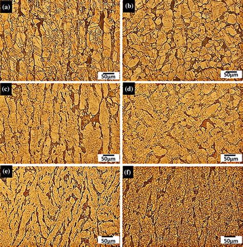 Microstructure of the specimens in the: a first, b second, c third, d ...