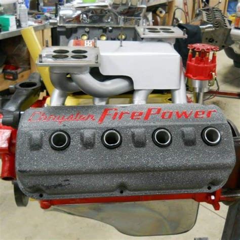 392 hemi with hand built intake manifold | Mopar, Hemi engine, Mopar ...