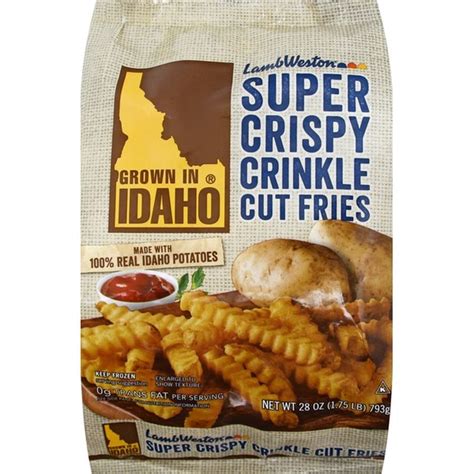 Grown In Idaho Fries, Crinkle Cut, Super Crispy (28 oz) from Smart ...