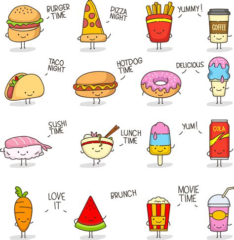 Foodie Sticker Pack - BUY 2 GET 1 FREE Buy 2 of our sticker sets and ...