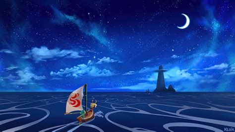 Link Night Starry Sky HD The Legend of Zelda The Wind Waker Wallpapers ...