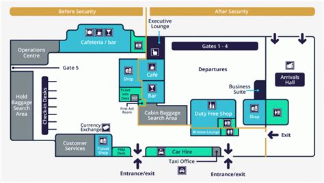 Terminal Map – Norwich Airport Website