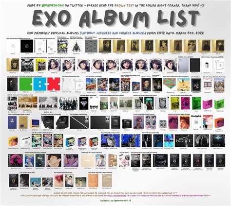 EXO album list