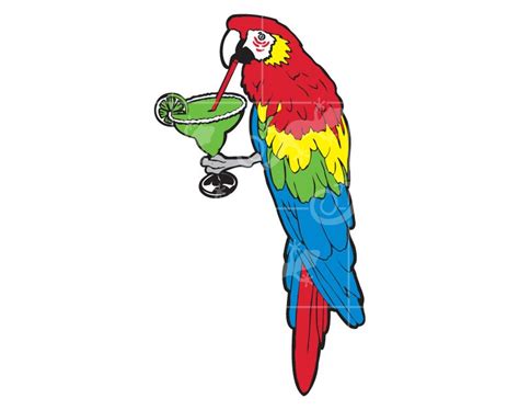 Parrot Head Jimmy Buffett Margarita SVG Design. SVG design for | Etsy