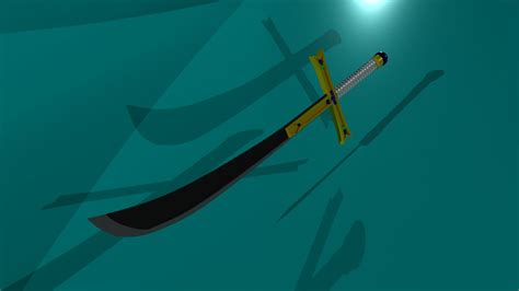 Black Sword Yoru Free 3D Model in Heavy Weapon 3DExport