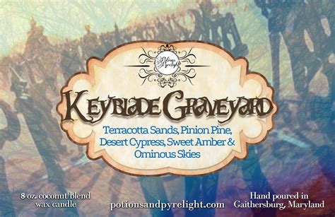 Kingdom Hearts - Keyblade Graveyard Fandom Scented Candle – Potions ...