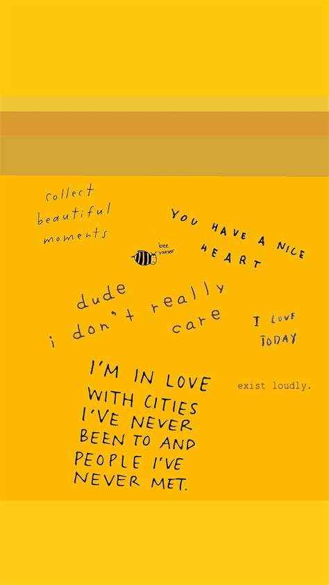 1152x2048 yellow aesthetic wallpaper iphone quotes | W O R D S ...