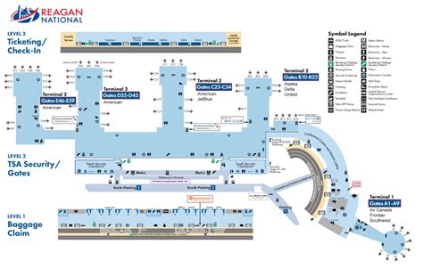 Ronald Reagan Washington National Airport [DCA] Terminal Guide