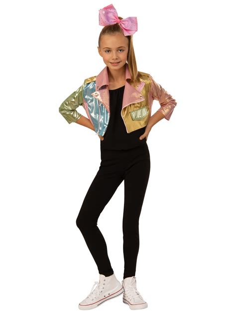 Jojo Siwa Jojo Biker Jacket Multi Costume - PartyBell.com