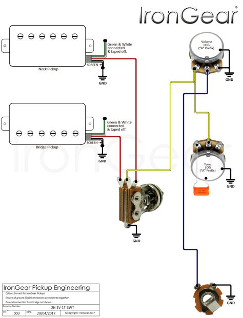 Guitar Wiring Diagram 2 Humbuckers