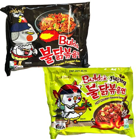 Korean Spicy Chicken Buldak Noodle Variety 5-Pack 5 | Etsy