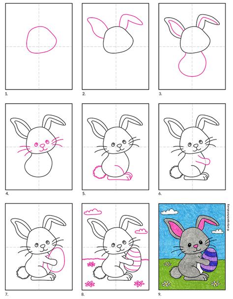 Easter Drawing Ideas Step By Step