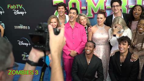 “Zombies 3” cast Photo Call in 4K at the LA Premiere blue carpet! - NT ...