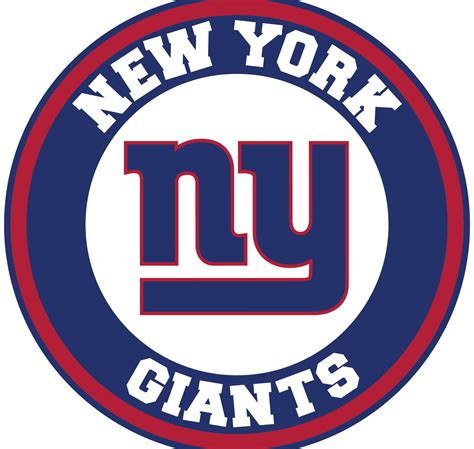 New York Giants Circle Logo CUSTOMIZABLE NY Giants Logo Made - Etsy