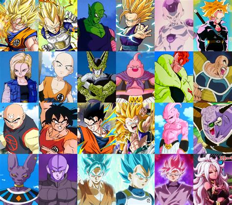 Dragon Ball Z FighterZ Characters by MnstrFrc on DeviantArt