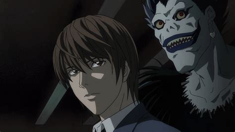 Light Yagami Ryuk - Death Note (Anime) Hintergrund (40386698) - Fanpop ...