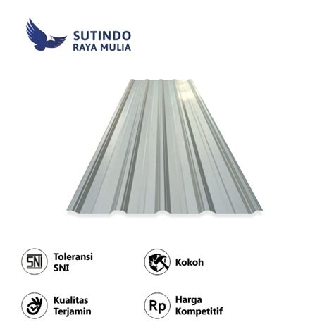 ATAP GALVALUM / SPANDEK / ROOFDECK 0.25MM x 6M | Sutindo Store