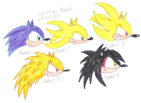 Sonic's Super Forms by KimonoFlareonEXE on DeviantArt