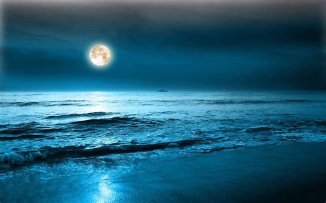 Ocean Moon Wallpapers - Top Free Ocean Moon Backgrounds - WallpaperAccess