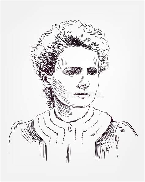 a black and white drawing of a woman with curly hair