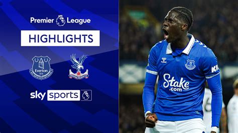 Everton 1-1 Crystal Palace | Premier League highlights | Football News ...