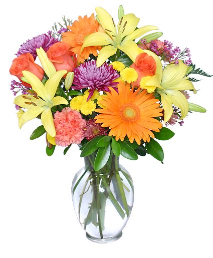 SEPTEMBER SUN Bouquet of Flowers | Vase Arrangements | Flower Shop Network