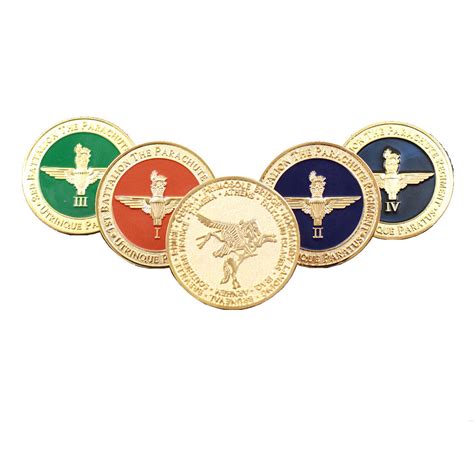 Parachute Regiment Challenge Coins with Battle Honours - The Airborne Shop